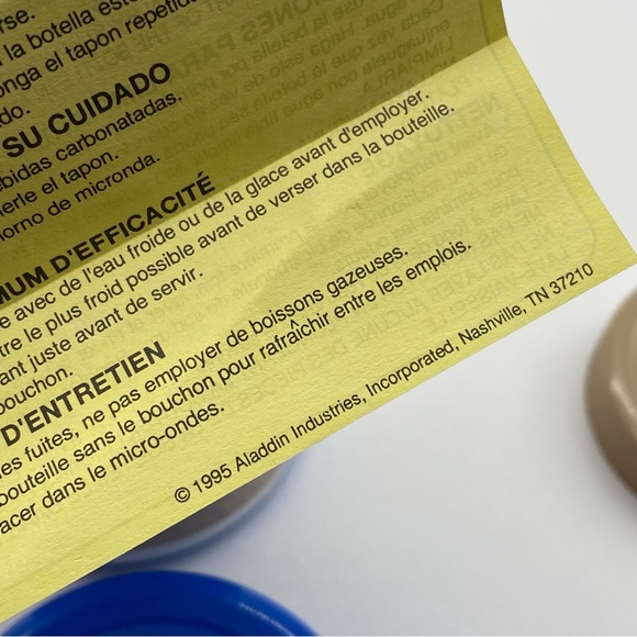 NWT Vintage 1995 Disney Hunchback of Notre Dame Quasimodo Aladdin Thermos - Picture 8 of 9